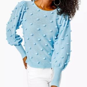 🆕 Lilly Pulitzer Kippa Sweater in Ravello Blue